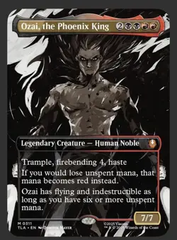 MAGIC MTG - Ozai Phoenix King Borderless M0311 - Avatar The Last Airbender - Image 1