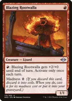 Blazing Rootwalla (115) Modern Horizons 2 MH2 MTG Magic - Image 1