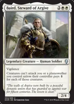 Baird, Steward of Argive - Dominaria #004/269 MTG Magic The Gathering - Image 1