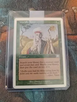 Worldly Tutor Classic MTG Core Set 6th Edition, NM, MTG, FREE NEXT DAY SHIPPING! - Image 1