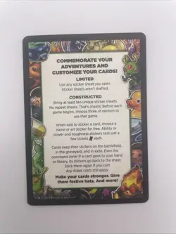 1xMTG Wild/Ogre/Bupkis-Unfinity Sticker Sheet - Image 2