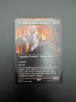MTG; Sorin of House Markov; Borderless; Modern Horizons 3; Regular NM; Unplayed - Image 2