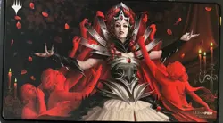 MTG Crimson Vow Olivia Crimson Bride Stitched Ultra Pro Playmat - Image 1