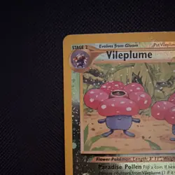 Pokemon Vileplume Holo Rare Southern Islands Stage 2 70 HP 17/18 TCG English - Image 3