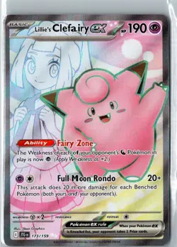 Lillie's Clefairy ex - 173/159 Ultra Rare SV09: Journey Together NM Pokemon - Image 1