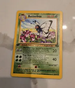 Pokemon Butterfree 33/64 Jungle Uncommon 1st Edition Regular English - Image 1