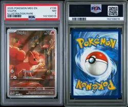 2025 Pokemon Mega Evolution Base #138 Illustration Rare Vulpix PSA 7 Near Mint - Image 3