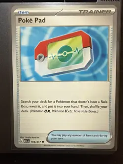 Pokemon TCG Poke Pad 198/217 Common Playable ME: Ascended Heroes NM - Image 1