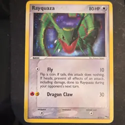 Pokemon Rayquaza POP Series 1 003/017 MP Holo Rare Dragon English 2006 - Image 1