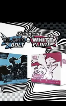 Pokemon Center Black Bolt and White Flare ETB Set - Image 1