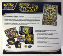 Pokemon Scarlet & Violet Surging Sparks ETB Elite Trainer Box NEW SEALED - Image 4
