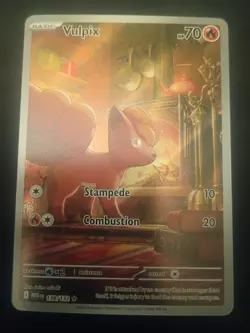 Pokemon TCG Vulpix Illustration Rare Mega Evolutions #138/132 NM/M Condition - Image 2