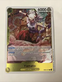 Yamato Rare (R) EB03-057 One Piece Heroines Edition English Foil - Image 1