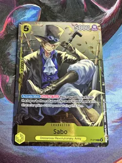 One Piece Sabo P-073 Carrying On His Will Mini Tin Promo - Image 1