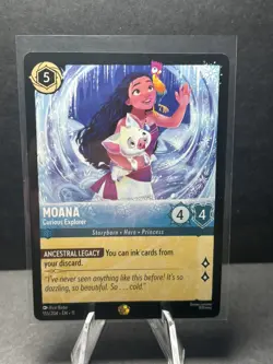 Moana Curious Explorer - 155/204 - Disney Lorcana Winterspell - Image 1