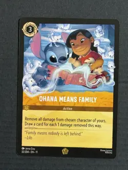 Disney Lorcana Ohana Means Family Legendary Non-foil Winterspell - Image 1