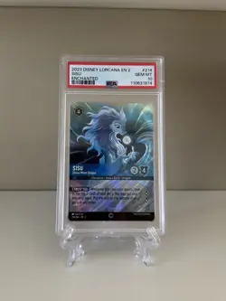 Disney Lorcana Sisu Divine Water Dragon Enchanted Rise Of The Floodborn PSA 10 - Image 1