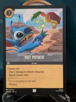 Hot Potato - Azurite Sea - 195/204 - Lorcana TCG - Uncommon Non Foil - Image 1