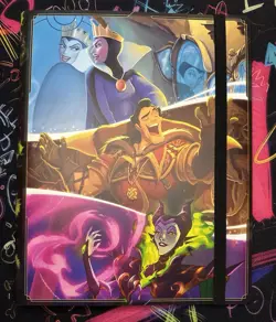 Disney Lorcana The First Chapter Villians 9 Pocket Binder Costco Holds 252 Cards - Image 1