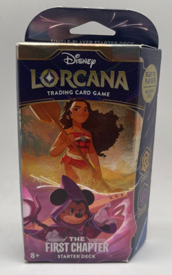 Disney Lorcana First Chapter Starter Deck Amber & Amethyst 1st Print Wave 1 2023 4050368981691 - Image 1