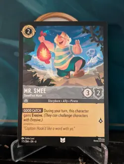 Disney Lorcana TCG - Azurite Sea: Mr. Smee (175/204) - Uncommon - Nom Foil - Image 1