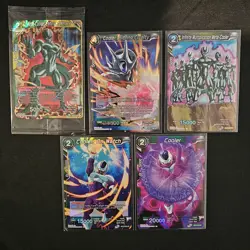 Dragon Ball Super TCG - 5x Cooler Mixed Holo Cards Incl Sealed - Image 1