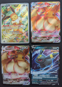 Prismatic Evolutions ETB Promo Eevee (173) - Lot of 4-Pokemon TCG cards Umbreon - Image 1