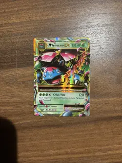 Pokemon Mega Venusaur EX XY Base Set Holo Card 2/146 English Ultra Rare - Image 1