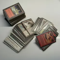 Magic The Gathering MTG 165 Card Lot Vintage 1995-1996 Collection w/ Sleeves - Image 2
