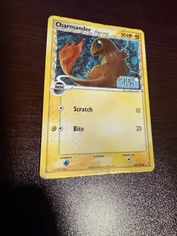 Charmander Reverse Holo Stamped Pokemon Card - Crystal Guardians 49/100 - HP - Image 2