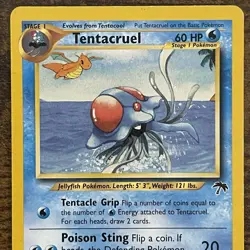 Tentacruel 10/18 2001 Southern Islands Pokemon Card Vintage WotC Promo - Image 3