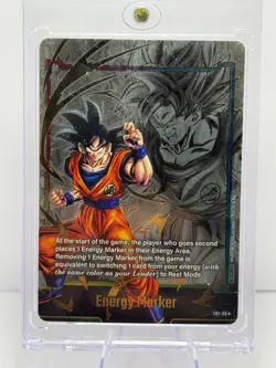 Goku Energy Marker Promo Prize Gold E01-05 Dragon Ball Fusion World Card English - Image 1