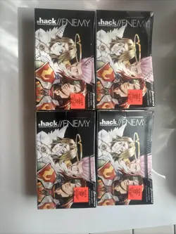 Bandai Deciphers Dot Hack Enemy Distortion Booster Box TCG CCG Sealed Lot Of 4 - Image 1