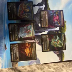 MTG Ikoria Lair of Behemoths Complete Set of Triomes Borderless - Image 2
