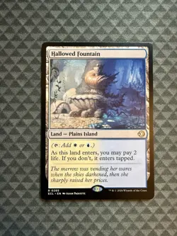 MTG Hallowed Fountain #0265 Rare Lorwyn Eclipsed (ECL) - Image 1