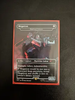 MTG Megatron - Blightsteel Colossus Borderless Near Mint English Secret Lair - Image 1