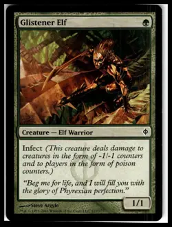 New Phyrexia #111 Glistener Elf - Image 1