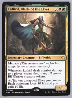 Lathril, Blade of the Elves - 242 - Foundations (FDN) MTG - Image 1