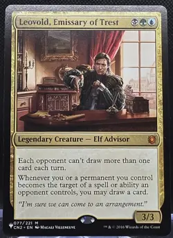 Leovold, Emissary of Trest #77 The List - Conspiracy: Take the Crown Reg. Mythic - Image 1