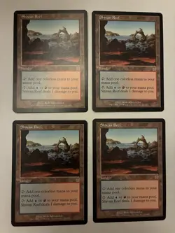 MTG Magic the Gathering Apocalypse Regular Rare English SHIVAN REEF x4 LP/NM - Image 1