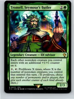 Magic the Gathering Tromell, Seymour's Butler Final Fantasy Commander MTG - Image 1