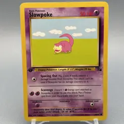 Slowpoke 55/62 - Fossil - 1st Edition - Pokemon TCG - Image 2