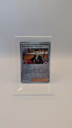 Pokemon TCG Team Rockets Giovanni 174/182 Regional Championship Promo - Image 1