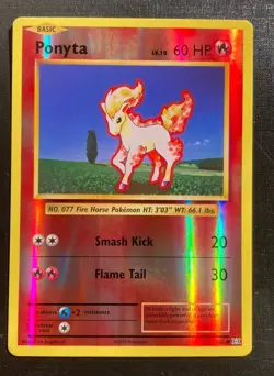 Ponyta 19/108 Pokemon Evolutions Reverse Holo Common TCG LP - Image 1