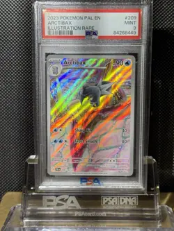 2023 POKEMON PAL EN-PALDEA EVOLVED ILLUSTRATION RARE #209 ARCTIBAX PSA 9 - Image 1