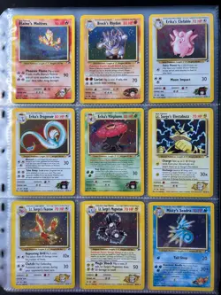 Complete Gym Heroes Set 132/132 Vintage Pokemon Cards HOLO 2000 Unlimited - Image 2