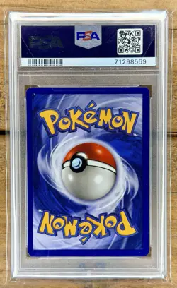 1999 Pokemon TCG Kangaskhan Jungle 5/64 Holo Unlimited Holo Rare Error PSA 8 - Image 2