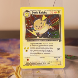 2000 POKEMON ROCKET #83 DARK RAICHU-HOLO PSA 7 - Image 1