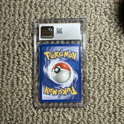 Pokemon TCG Imposter Professor Oak Base Set 2 102/130 Unlimited Rare CGC 8 - Image 2