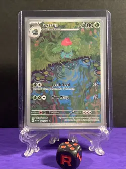 2023 Pokemon Ivysaur Illustration Rare 167/165 SV 151 English Near Mint - Image 1